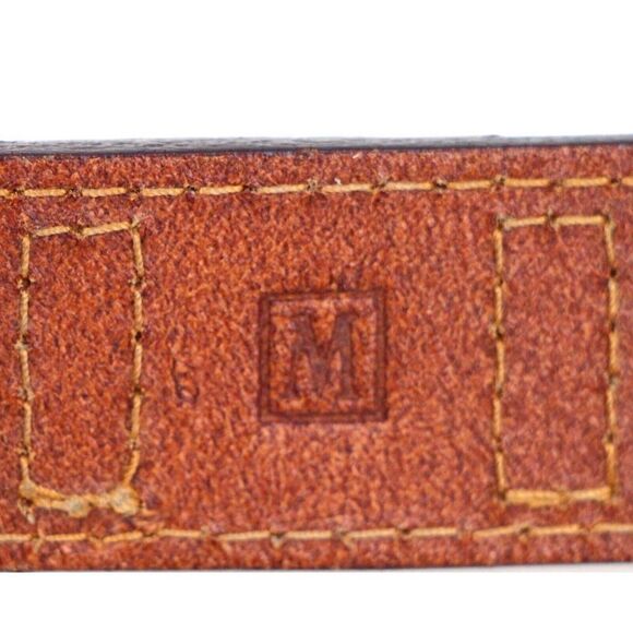 Fossil TAN BROWN GENUINE LEATHER 1"Wd CASUAL DRESS WOMEN'S BELT Sz M (P23 - Picture 8 of 13